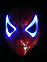 Halloween Hoilday Cosplay Mask Spider Man Mask With Led light Children