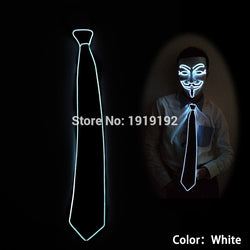 NEW Design Light 10 Color EL Tie Light Up LED Tie glowing For Party