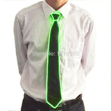 NEW Design Light 10 Color EL Tie Light Up LED Tie glowing For Party