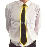 NEW Design Light 10 Color EL Tie Light Up LED Tie glowing For Party