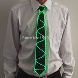 NEW Design Light 10 Color EL Tie Light Up LED Tie glowing For Party