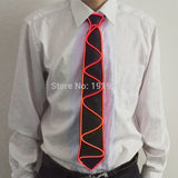 NEW Design Light 10 Color EL Tie Light Up LED Tie glowing For Party