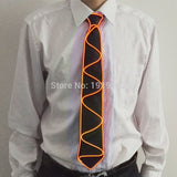 NEW Design Light 10 Color EL Tie Light Up LED Tie glowing For Party