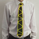 NEW Design Light 10 Color EL Tie Light Up LED Tie glowing For Party