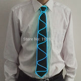 NEW Design Light 10 Color EL Tie Light Up LED Tie glowing For Party