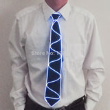 NEW Design Light 10 Color EL Tie Light Up LED Tie glowing For Party