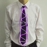 NEW Design Light 10 Color EL Tie Light Up LED Tie glowing For Party