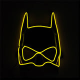 EL Wire Mask Light Up Neon LED Mask For Halloween Tomorrow Land scary Cosplay