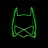 EL Wire Mask Light Up Neon LED Mask For Halloween Tomorrow Land scary Cosplay