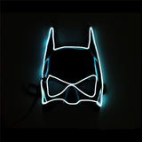 EL Wire Mask Light Up Neon LED Mask For Halloween Tomorrow Land scary Cosplay