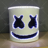 LED Light Mask Full Head Helmet Halloween Cosplay Bar Music
