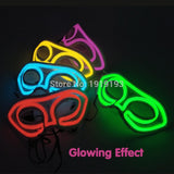 Cocktail Party Favors Neon Light Elegant Mask Music Control Led Strip