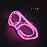 Cocktail Party Favors Neon Light Elegant Mask Music Control Led Strip