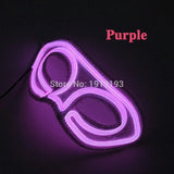 Cocktail Party Favors Neon Light Elegant Mask Music Control Led Strip