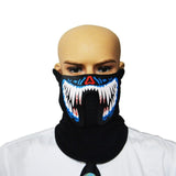 LED Masks Clothing Big Terror Masks Cold Light Helmet Fire Festival Party