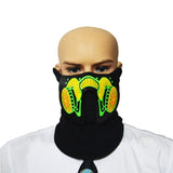 LED Masks Clothing Big Terror Masks Cold Light Helmet Fire Festival Party