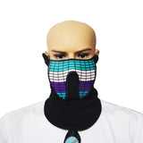 LED Masks Clothing Big Terror Masks Cold Light Helmet Fire Festival Party