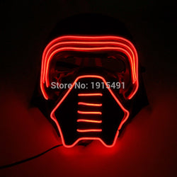 Music Active Birthday Party Decor EL Glow Light Luminous Soldier Mask