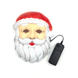 Christamas Davidad Santa Claus LED Mask Light Up Ball Mask