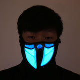 Halloween LED Light Cosplay Luminous Glowing Flash Mask