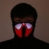 Halloween LED Light Cosplay Luminous Glowing Flash Mask