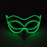 EL wire Mask Flashing Cosplay LED night MASK Costume Anonymous