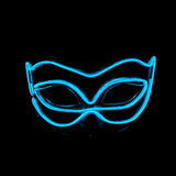 EL wire Mask Flashing Cosplay LED night MASK Costume Anonymous