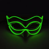 EL wire Mask Flashing Cosplay LED night MASK Costume Anonymous