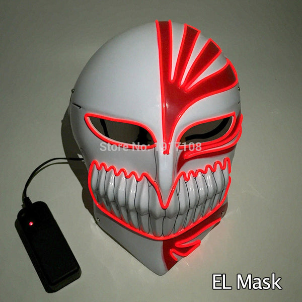 New design El wire mask Led neon mask for Prom Party and scary Halloween Party