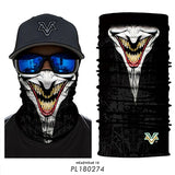 3D Seamless Motorcycle Bandana Magic Neck Face Mask Balaclava Moto Ghost
