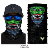 3D Seamless Motorcycle Bandana Magic Neck Face Mask Balaclava Moto Ghost