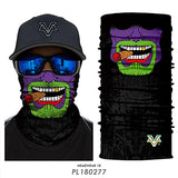 3D Seamless Motorcycle Bandana Magic Neck Face Mask Balaclava Moto Ghost