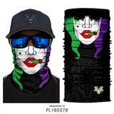 3D Seamless Motorcycle Bandana Magic Neck Face Mask Balaclava Moto Ghost