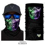 3D Seamless Motorcycle Bandana Magic Neck Face Mask Balaclava Moto Ghost