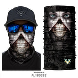 3D Seamless Motorcycle Bandana Magic Neck Face Mask Balaclava Moto Ghost