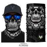 3D Seamless Motorcycle Bandana Magic Neck Face Mask Balaclava Moto Ghost