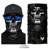 3D Seamless Motorcycle Bandana Magic Neck Face Mask Balaclava Moto Ghost
