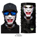3D Seamless Motorcycle Bandana Magic Neck Face Mask Balaclava Moto Ghost
