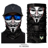 3D Seamless Motorcycle Bandana Magic Neck Face Mask Balaclava Moto Ghost