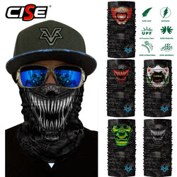 3D Seamless Motorcycle Balaclava Magic Neck Face Mask Moto