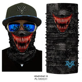 3D Seamless Motorcycle Balaclava Magic Neck Face Mask Moto