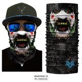 3D Seamless Motorcycle Balaclava Magic Neck Face Mask Moto