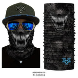 3D Seamless Motorcycle Balaclava Magic Neck Face Mask Moto