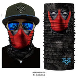 3D Seamless Motorcycle Balaclava Magic Neck Face Mask Moto