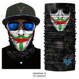 3D Seamless Motorcycle Balaclava Magic Neck Face Mask Moto