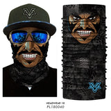 3D Seamless Motorcycle Balaclava Magic Neck Face Mask Moto