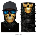 3D Seamless Balaclava Magic Neck Face Mask Camouflage Motorcycle