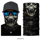 3D Seamless Balaclava Magic Neck Face Mask Camouflage Motorcycle