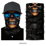 3D Seamless Balaclava Magic Neck Face Mask Camouflage Motorcycle
