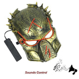 Halloween Mask LED Glow Scary Mask Wire Light Up Masks Festival Cosplay Costume